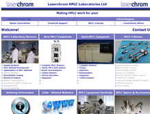 Tablet Screenshot of laserchrom.co.uk